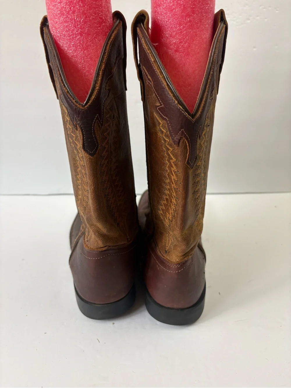 Old West Cowboy Boots Boys Size 7 Thunder Oiled BSY1871